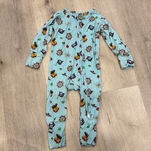 Little Dreamers Designs 6-12m Pirate Adventure Footed Pajama One Piece Footie